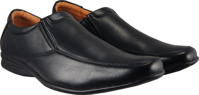 

Action Synergy Men's ARES08 Black Formal Shoe Slip On For Men(Black