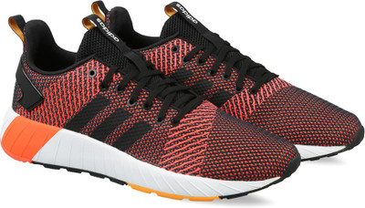 

ADIDAS QUESTAR BYD Running Shoes For Men(Black, Orange, Cblack/ftwwht/solred