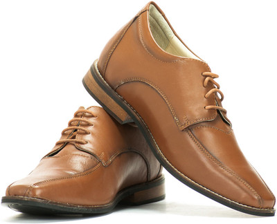 

Elevato Elevato Height increasing Formal Tan Dress shoes Derby For Men(Tan