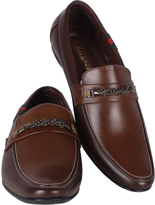 

BootEase Loafers For Men(Brown