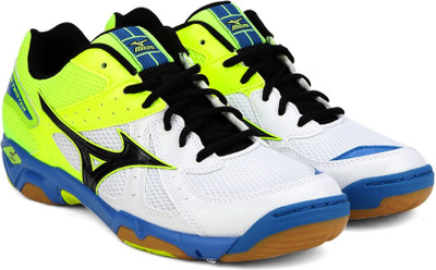 

Mizuno Wave Twister 4 Badminton Shoes For Men(Multicolor, White