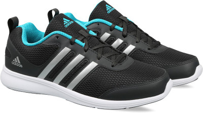 

ADIDAS YKING M Running Shoes For Men(Black, Carbon/eneblu/silvmt
