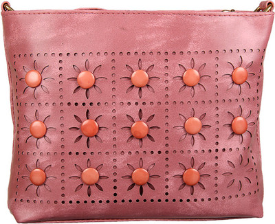

Adine Women Casual Red Leatherette Sling Bag