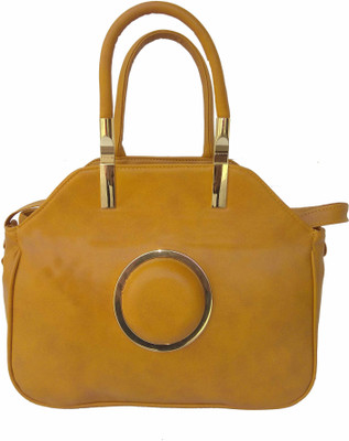 

ALIVE Girls Casual Yellow Leatherette Shoulder Bag