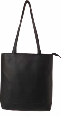 

ALIVE Girls Casual Black Leatherette Shoulder Bag