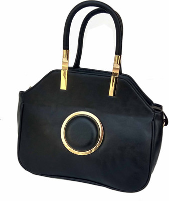 

ALIVE Girls Casual Black Leatherette Shoulder Bag
