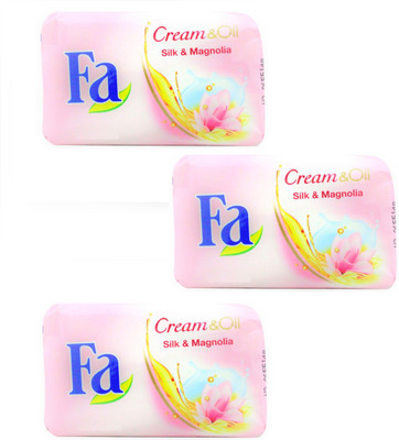 

Fa Cream&Oil Silk & Magnolia Cream Soap(175 g, Pack of 3)