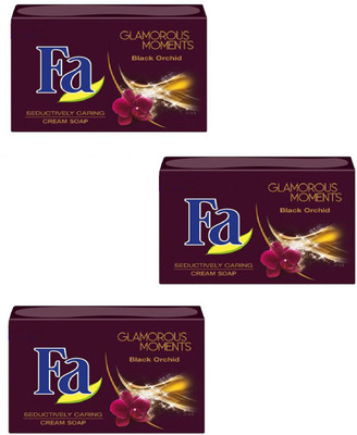 

Fa Glamorous Moments Black Orchid Bar Soap(175 g, Pack of 3)