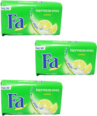 

Fa Refreshing Lemon Citrus Fresh Bar Soap(175 g, Pack of 3)