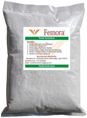 

Femora Horticulture Perlite Ore Potting Medium Organic Soil Manure(1000 Granules)