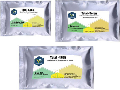 

VR INTERNATIONAL Boron,Iron Chelated,Multi Micronutrient Fertilizer For Plants Soil Manure(250 g Powder)