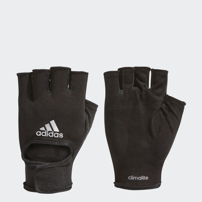 ADIDAS CLIMALITE VERSATILE TRAINING GLOVES Gym & Fitness Gloves (L, Black)