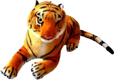 

Ejebo Stuffed Tiger Soft Toy - 35 cm(Brown & Black)