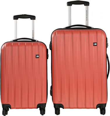 

Nasher Miles Zurich Pink Abs Hardsided Set Of 2 Luggage Set(65 & 75 Cm) Check-in Luggage -  inch(Pink