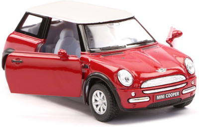 

Kinsmart 1:28 Scale Mini Cooper Diecast Model Car - Red(Red)