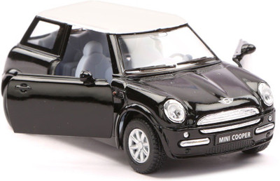 

Kinsmart 1:28 Scale Mini Cooper Diecast Model Car - Black(Black)