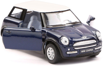 

Kinsmart 1:28 Scale Mini Cooper Diecast Model Car - Blue(Blue)