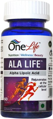 

OneLife ALA Life (Alpha Lipoic Acid) Vitamin C , Vitamin E(800 mg)