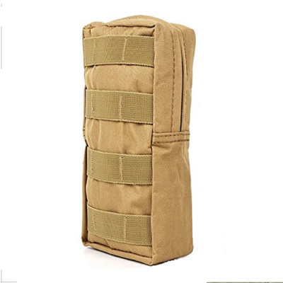 

Aeoss Outdoor Bag Zippered Bag Waist Pack Tactical Military Bag Molle Outdoor Camping Backpack Attached Bag Outdoor Bag Zippered Bag Waist(Khaki)