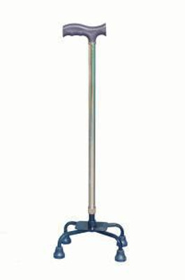 

Sr Biotech QADRIPOD ALUMINIUM BLACK POWDER COATED Walking Stick
