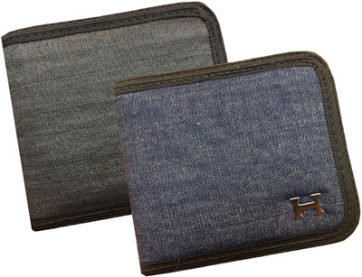 

Poland Boys Black, Blue Denim, Canvas Wallet(5 Card Slots), Mulit