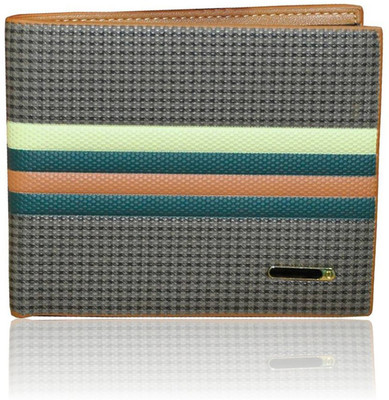 

AdamZac Men Multicolor Artificial Leather Wallet(6 Card Slots), Grey
