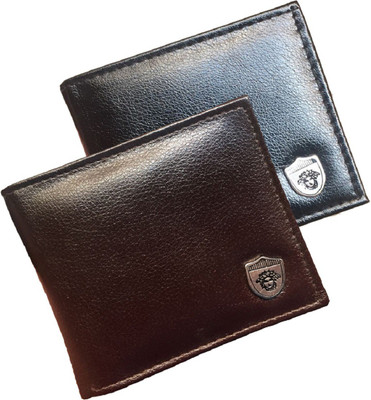 

poland Boys Black, Brown Artificial Leather Wallet(5 Card Slots)