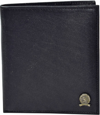 

Toughstance Men Black Genuine Leather Wallet(12 Card Slots)