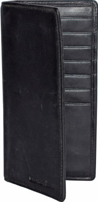 

Death By Color Men Black Genuine Leather Wallet(7 Card Slots)