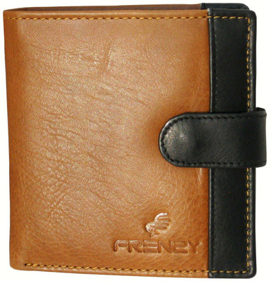 

FRENZY Men Brown Genuine Leather Wallet(8 Card Slots)
