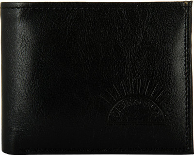 

Poland Boys Black Artificial Leather Wallet(5 Card Slots), Dark black