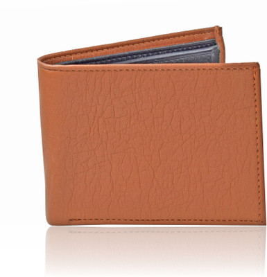 

Bizarre Kraftz Men Tan Artificial Leather Wallet(5 Card Slots), Tan-black