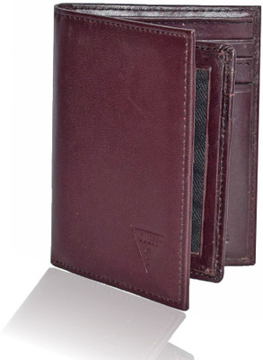 

Zeebros Men Brown Genuine Leather Wallet(12 Card Slots)
