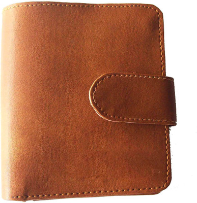 

Unique Collection Boys Tan Genuine Leather Wallet(10 Card Slots)