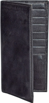 

Zeebros Men Black Genuine Leather Wallet(8 Card Slots)