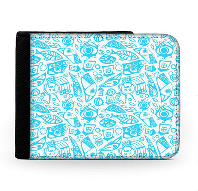 

Snoogg Men Multicolor Canvas Wallet(6 Card Slots), Multi