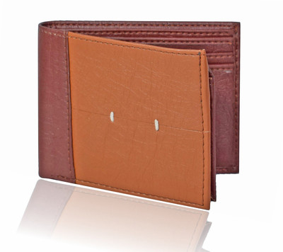 

Forester Men Brown Artificial Leather Wallet(12 Card Slots), Brown-tan