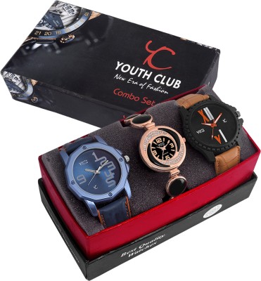 Youth Club COMBO-BU44DMBK133 New Fashionable Modish Watch  - For Boys & Girls   Watches  (Youth Club)