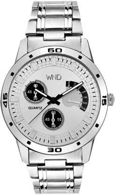 wishndeal White Dial with Metallic Strap White Dial with Metallic Strap Watch  - For Men   Watches  (wishndeal)