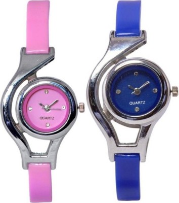 PMAX GLORY PINK AND BLUE FANCY COLLATION 18 FOR Watch  - For Girls   Watches  (PMAX)
