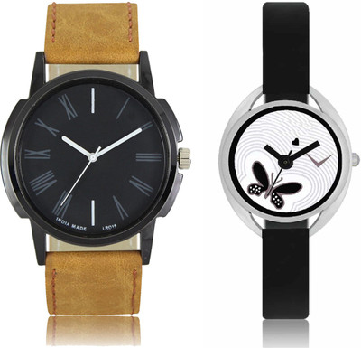 

CM LR 019 _VT 01 Stylish Dial Men & Women Watch - For Couple