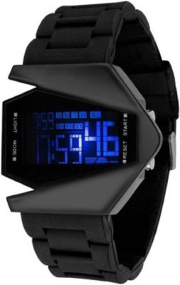 iik Black multi color digital 165 Watch  - For Boys   Watches  (IIK)