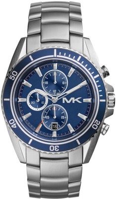 Michael Kors MK8354 Lansing Chronograph Blue Dial Watch  - For Men   Watches  (Michael Kors)