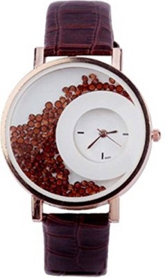 TESLO Analog Brown casual and DIAMOND OR party wedding and wrist watch of formal watch and look for girls , women and collage teenagers Special Collection Of Stylish Watch For Woman And Girls Watch  - For Girls   Watches  (TESLO)