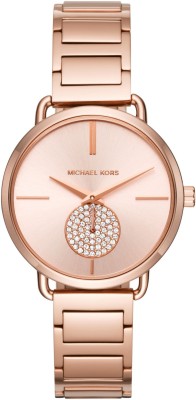 Michael Kors MK3640 Portia Rose Gold-tone Watch  - For Women   Watches  (Michael Kors)