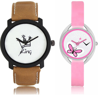 

CM LR 018 _VT 03 Stylish Dial Men & Women Watch - For Couple