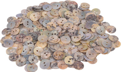 

Vardhman Buttons made of Sea Shells ,color Light Brown ,1 cm dia , 144 pcs, used in Dresses ,Suits , Art & Craft, Decoration, DIY etc