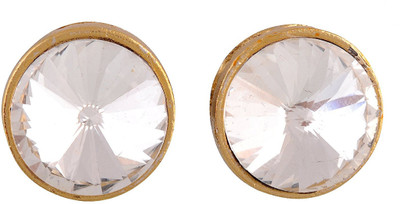 

GOELX White and Gold Crystal Gemstone for Women (Pack of 10, ART138`