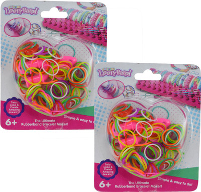 

Saamarth Impex Art & Craft Loom Bands With Making Accessories Loom Bands Set-2 Piece