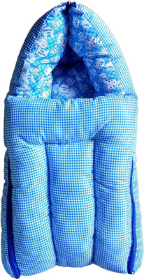 

Dolphin52 Happy teddy Happy teddy baby bed 3 in 1 new born and infants(Fabric, Blue)